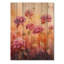 Hortensia champ au coucher du soleil I - Art mural bois d'hortensia - sur bois de pin naturel-1523232619