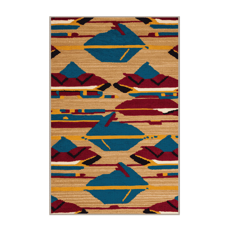 Tapis de transport brun lavable à la machine, Rectangulaire 8 pi x 10 pi