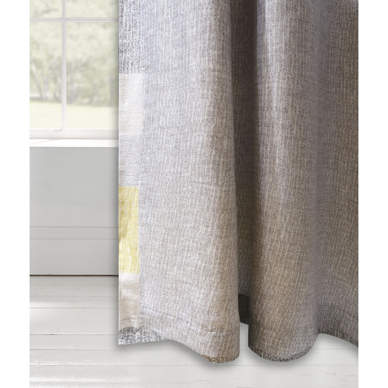 Tallin Eyelet Room Darkening Curtains, 117 W x 183 D cm