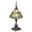 20" High Tiffany Rosebush Bridge Arm Desk Lamp