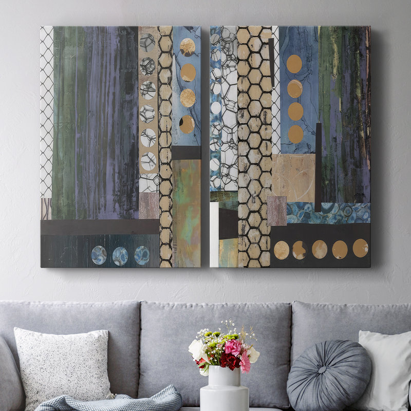 Mashup I-Premium Gallery Wrapped Canvas -Ready to Hang, 36" H x 48" W