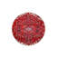 Tapis décoratif traditionnel rouge et géométrique tissé-1383880346