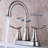 Centerset 2-handle Bathroom Faucet with Drain Assembly-80380450