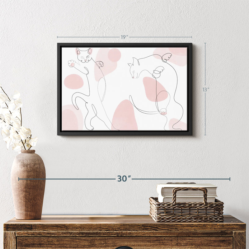 Reproduction sur toile Isaias Cat's Poise, H 13 po x l 19 po
