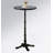 Shavera Pine Round Solid Wood Top Metal Base Dining Table-590075918