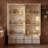 79" H Curio Cabinet With Lights & 8 Drawers