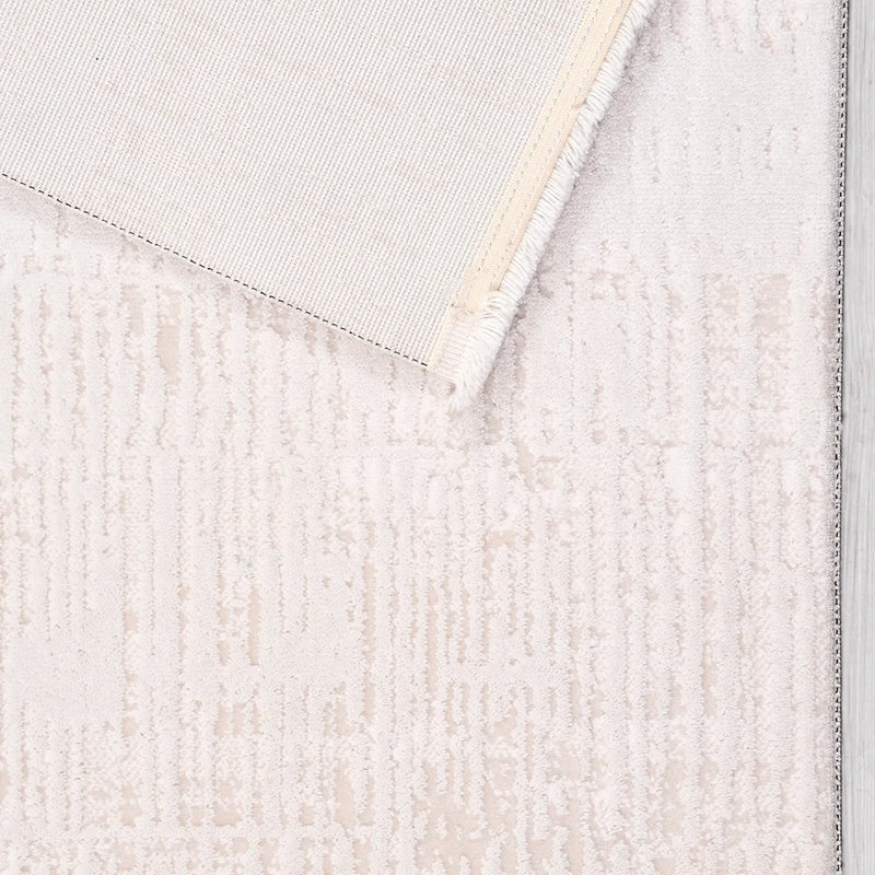 Cotton Abstract Indoor Rug, Runner 2'7" x 11'6"