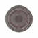 Tapis gris en jute / sisal Mehndi