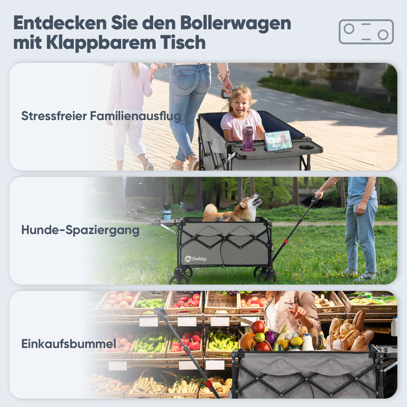 Garden Carts, Blue/Grey