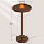 Table de bout ronde en bambou-910123401