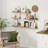 Rustic Floating Shelves Set of 3 with Lip, Picture Ledge Shelf for Nursery, Living Room – Multipurpose Storage Organizer, Bookshelf, & Photo Display Rack Rustic Brown-2124378768