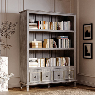 63"H*47.2"W Bookcase by Alcott Hill