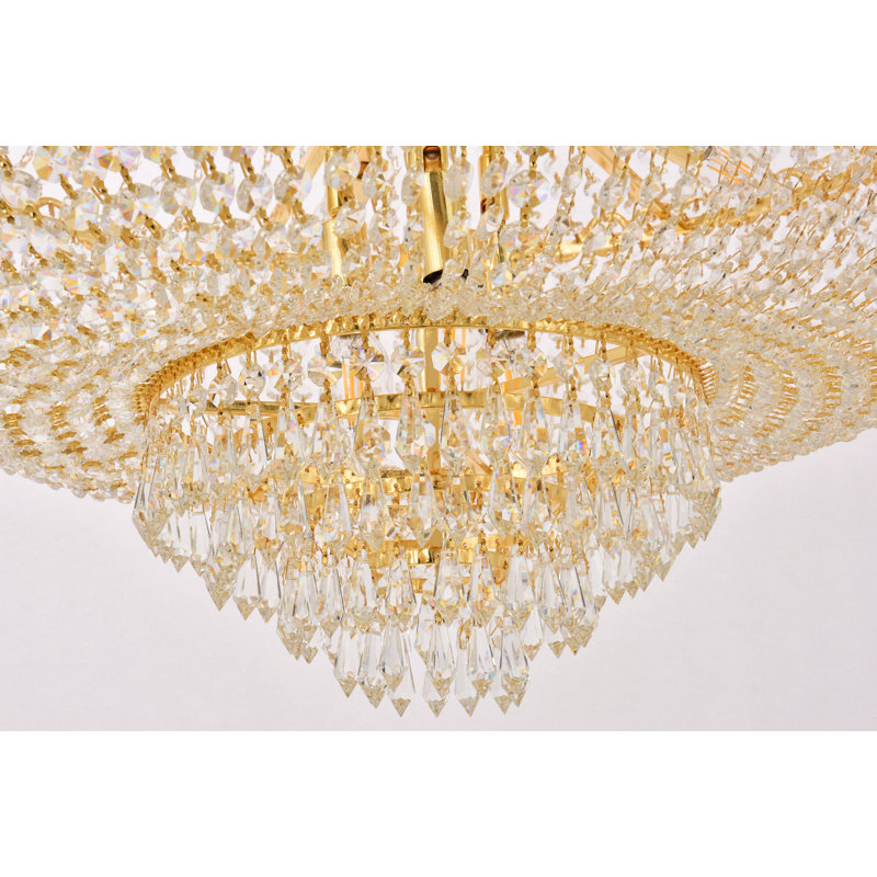Stoltz 17 - Light Dimmable Empire Chandelier, Gold