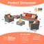 Ensemble de conversation avec coussins Klohe-1341018293-1278620233