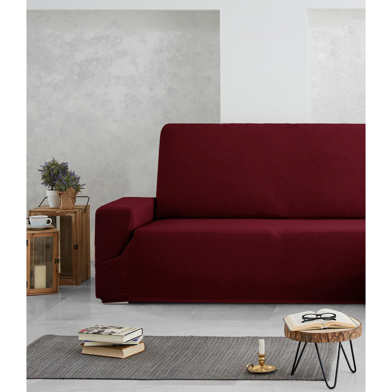 Milan Sofa Slipcover, Set 3+1+1 Seats, Red