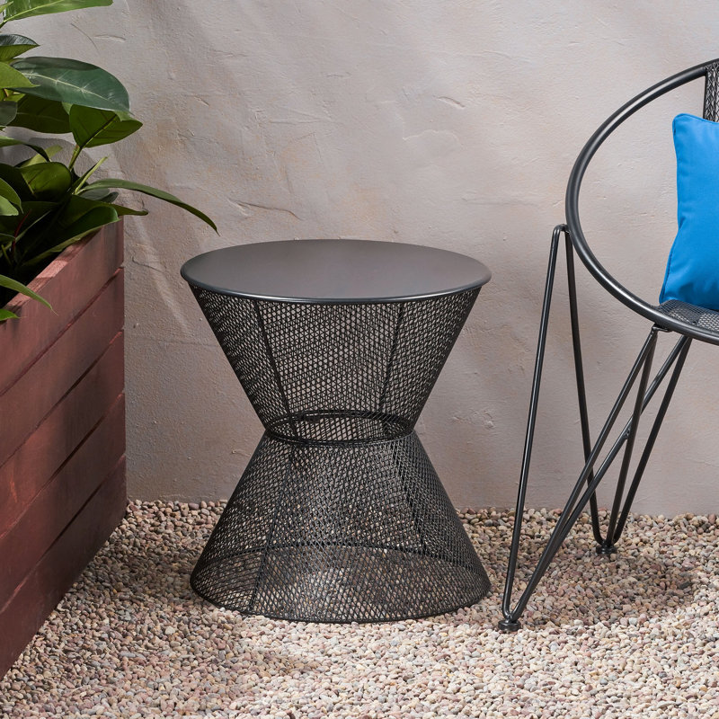 Table d'appoint NEVada, Noir mat