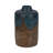 Modern Two-Tone Table Vase for Tabletops - Terracotta Flower Vase Accent for Kitchen Counter, Office, and Home Decor - Blue & Ivory-1011338518