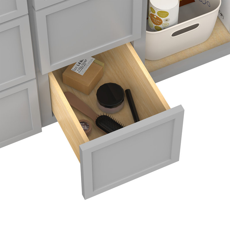 66'' Single Bathroom Vanity Base Only, Gray
