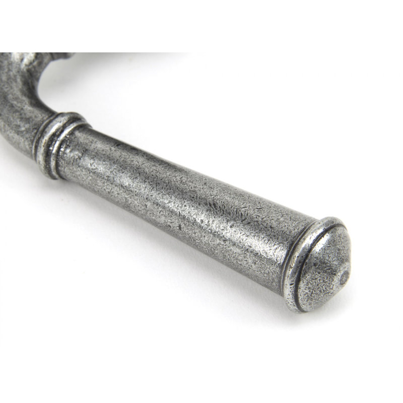 Regency Bathroom Door Handle Kit, Pewter Patina