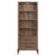 Bibliothèque Tranquility, assemblage minimal requis, finition noyer