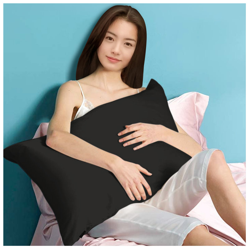 Nicole 144 Thread Count Pillowcase, Black