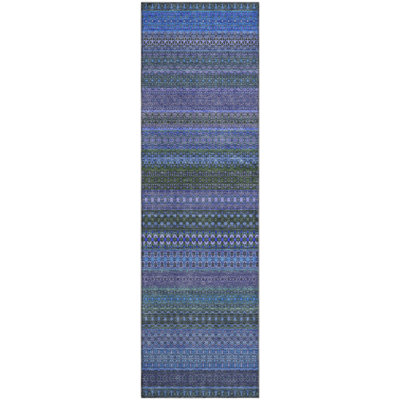 Premium Machine Washable Cerrito AMF527 Blue