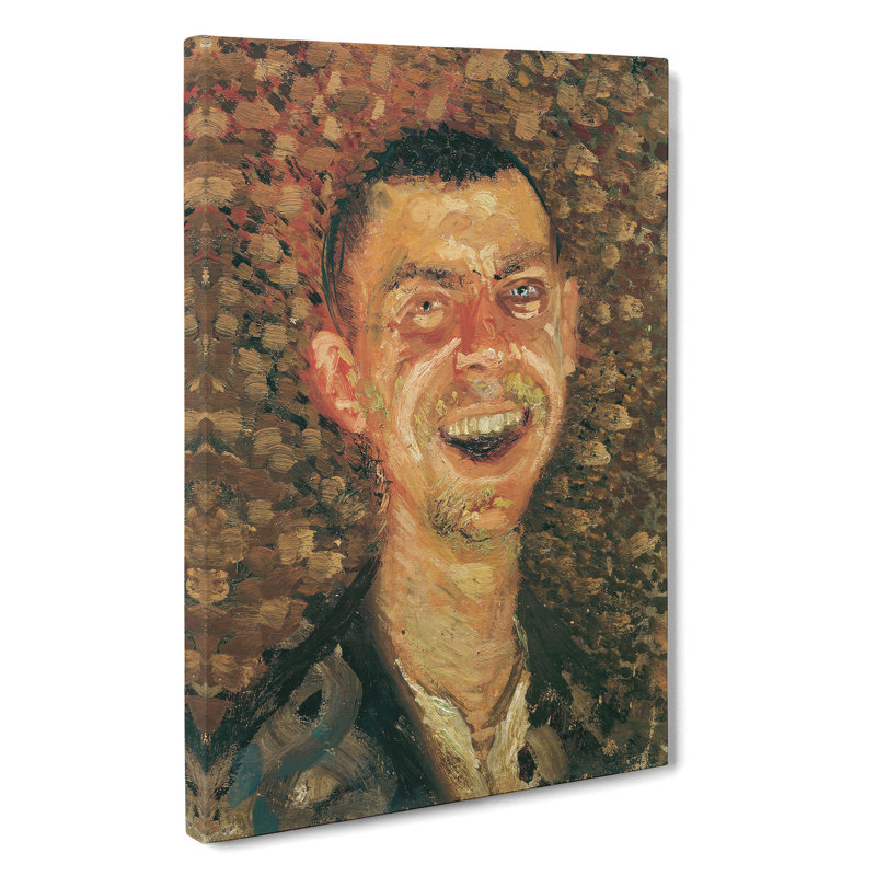 Self-Portrait Vol.1 by Richard Gerstl - Wrapped Canvas Painting, 50cm H x 35cm W x 3cm D