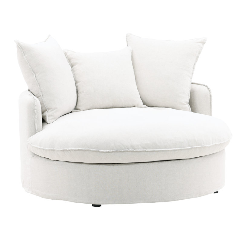 Norris Lounger, White