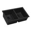 Ruvati 32 x 19 inch Granite Composite Undermount Double Bowl Kitchen Sink