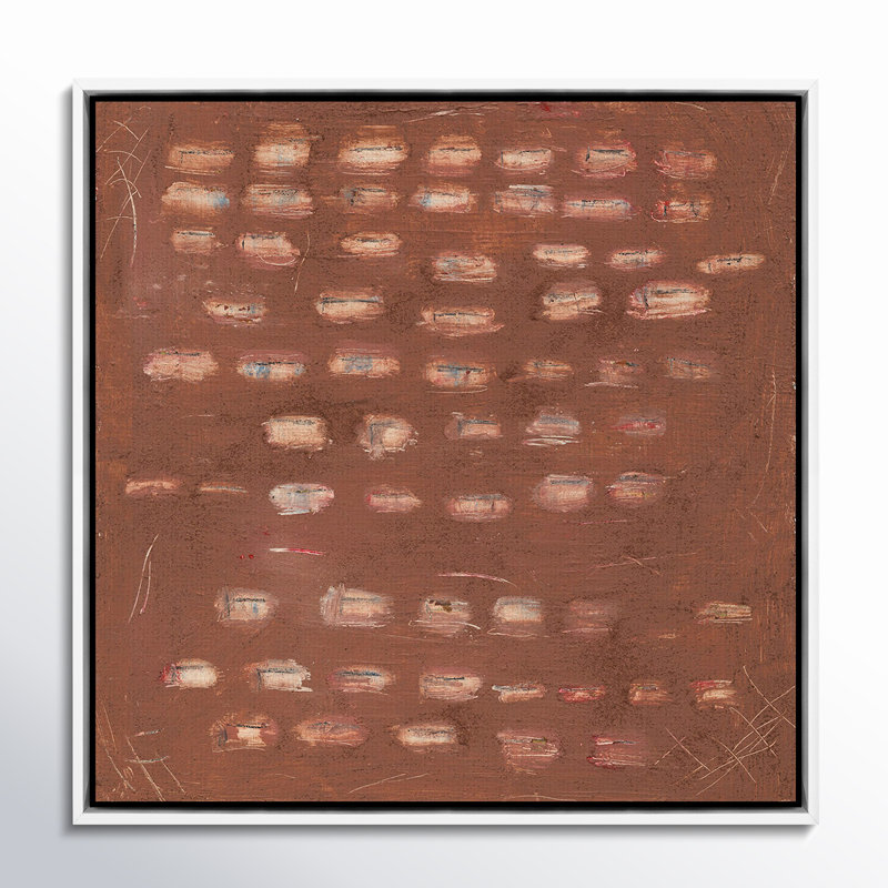 Cinnamon Kiss Print by Jamie Beckwith, White Maple Framed, 32" H x 32" W