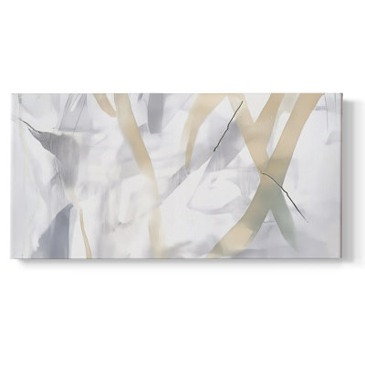 Série abstraite-DL XXVII- Toile tendue avec châssis tendue, prête à être accrochée