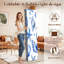 Paravent pliant à 4 panneaux, motif coquillages et étoiles de mer bleu marine, séparateur de pièce autoportant en toile, cloison de protection pour salle de bain, séparation d'intimité-134490892-134490894