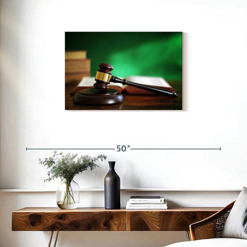Alcaraz Legal Justice, 20" H x 30" W