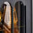 Black Solid Wood+Glass Display Cases