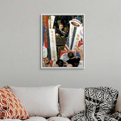 Norman Rockwell " A Time For Greatness " by Norman Rockwell Painting Print