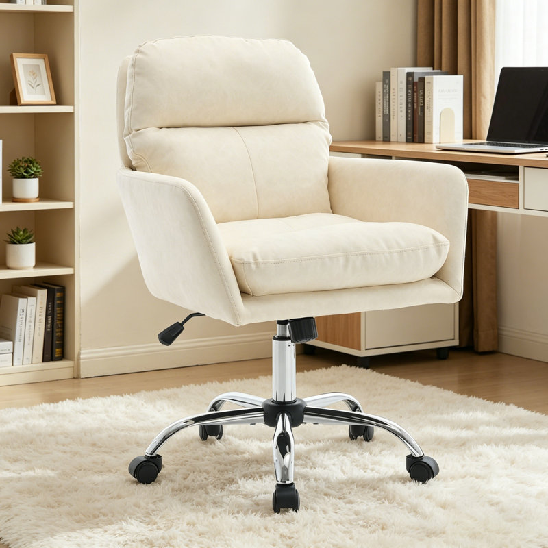 Chaise de bureau en cuir