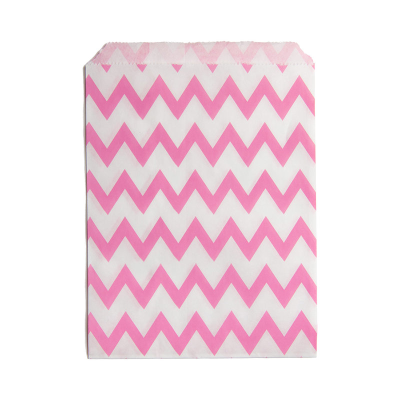 Paper Food Bag, Pink