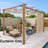 Purple Leaf Polyester Screen for Pergola-87037580-87037585