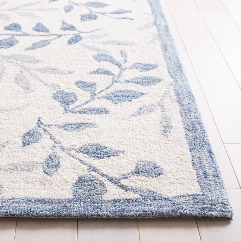 Tapis en laine / coton touffeté à la main Jalayiah, Rectangle de 5 pi x 8 pi