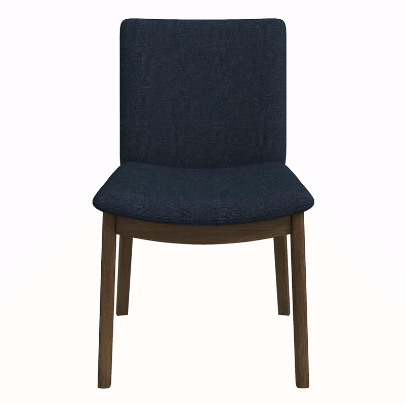 Chaise en bois massif Linen - Style Mid-Century moderne
