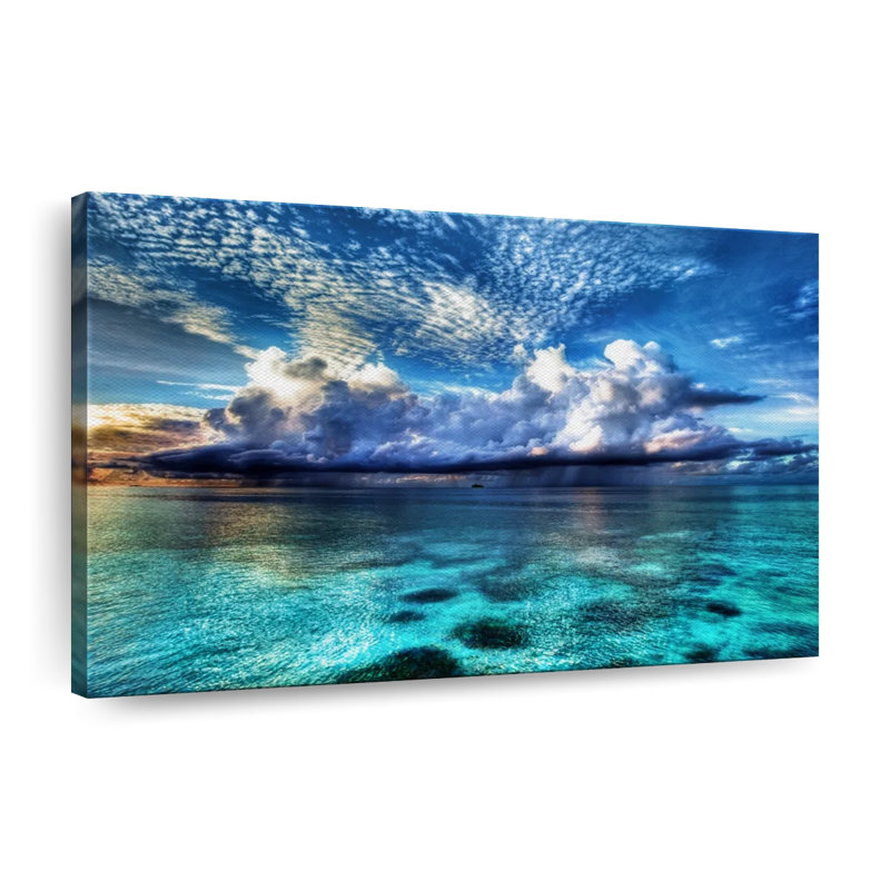 Cozumel Ocean View Canvas Print, 20" H x 30" W x 1.25" D