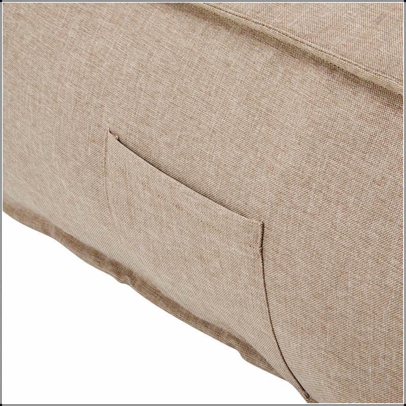 Fauteuil à billes d'extérieur Perry, beige, ensemble de 1, mousse hydrofuge et haute densité pour un confort et une polyvalence ultimes