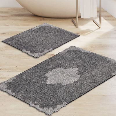 Tevis 2 Piece Bath Mat Set