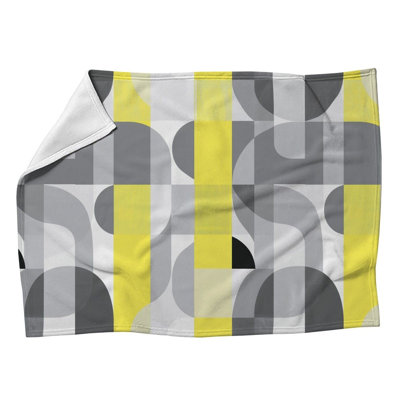 Couverture polaire à contraste géométrique