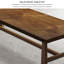 Table de conférence standard en bois massif brun noisette