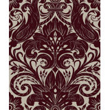 Llewelyn-Bowen - Off The Wall Damask Fabric Wallpaper Roll