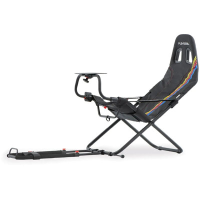 Playseats Playseat Challenge – NASCAR Edition Racing Seat with Adjustable Foldable Frame, Black by Playseat
