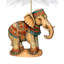 Ornement en bois «Carousel Elephant» par G. Debrekht