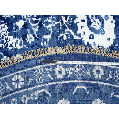 Tapis unique noué à la main 8 pi 2 po New Age