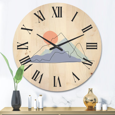 Solid Wood Wall Clock